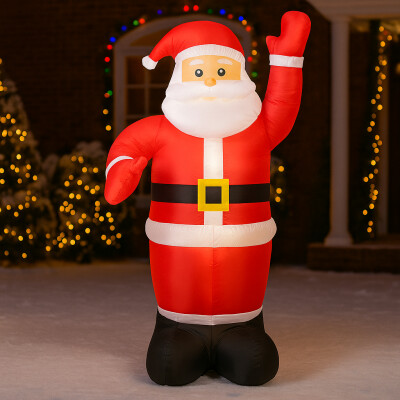 mos ccraciun gonflabil de 180 cm