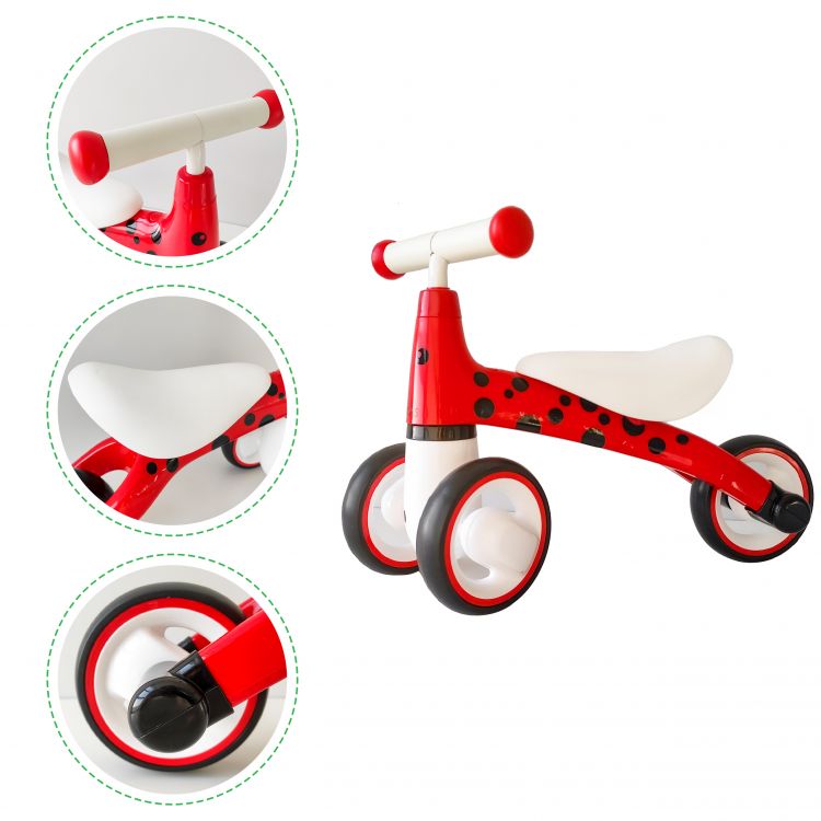 shear Pacific Islands Electronic Tricicleta fara pedale, pentru copii- Buburuza, 50x22x39