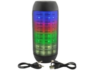 Boxa portabila Bluetooth Stereo cu LED-uri multicolore