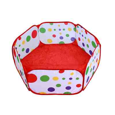 Tarc de Joaca cu buline colorate din PVC Pliabil pentru Copii diametru 90cm