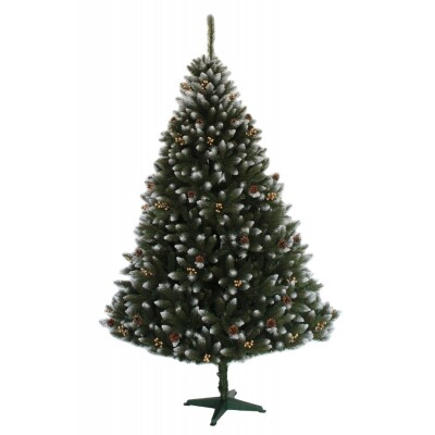 Acasă 111 brad artificial conuri si fructe aurii